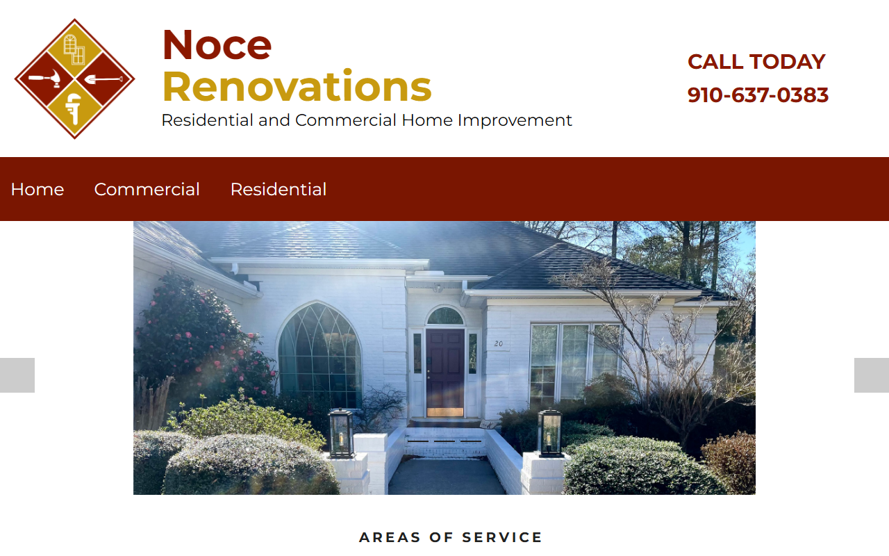 Screenshot of nocerenovations.com